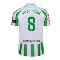 Camiseta Real Betis Vitor Roque #8 Primera Equipación Replica 2024-25 mangas cortas